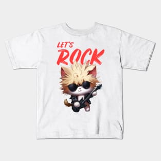 Kitten Rock Kids T-Shirt